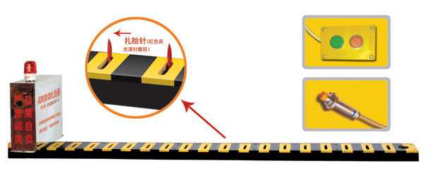 偃师市V3嵌入式闯岗自动扎胎器/阻车器
